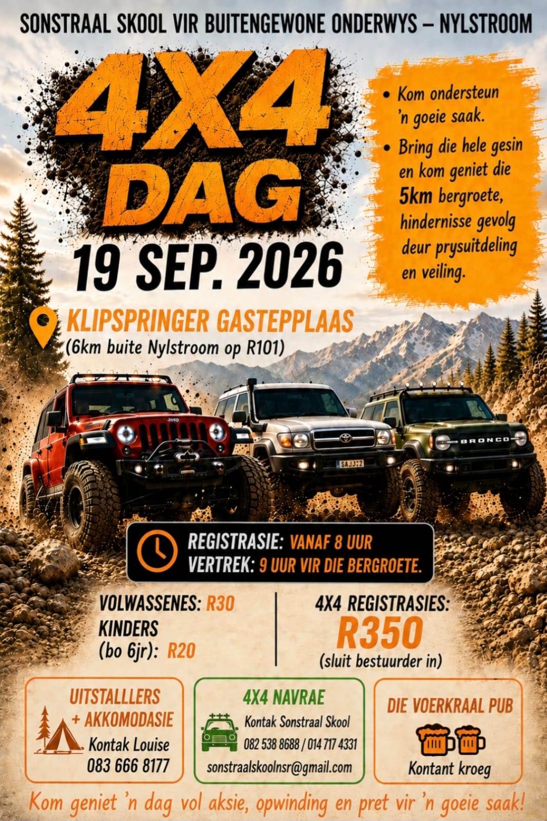 Sonstraal Skool vir Buitengewone Onderwys - 4x4 Dag
