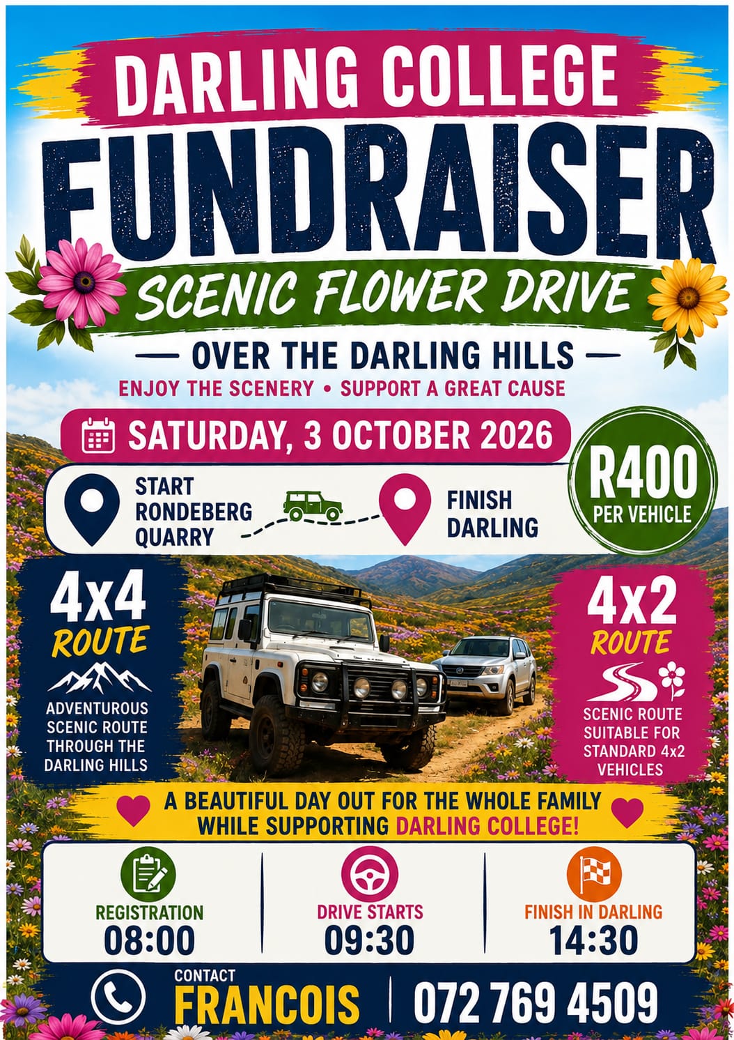 Scenic Flower Drive - Darling College Fundraiser